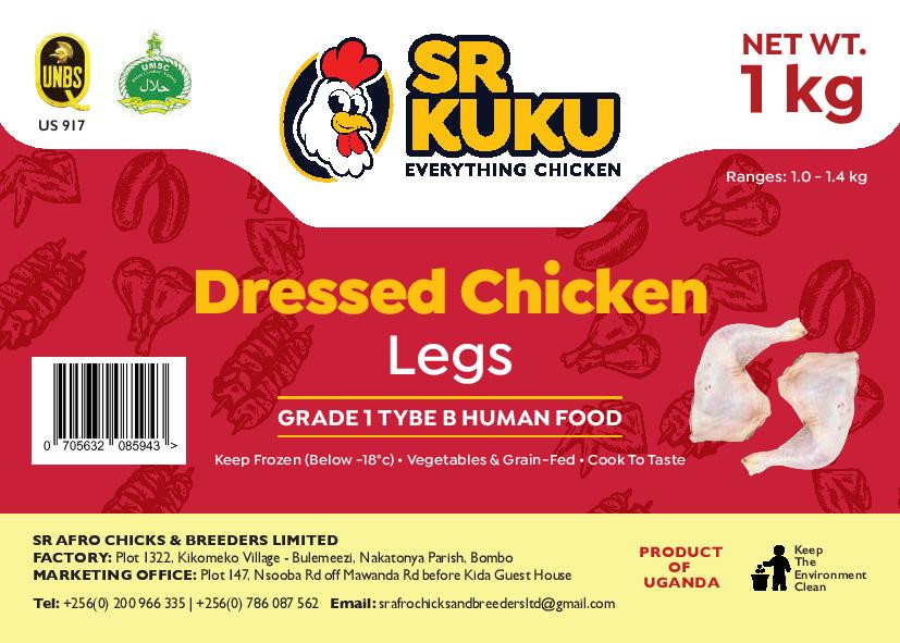 Dressed Chicken Legs (per kg)