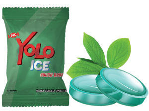 YOLO cough drop MENTHOL MINT CANDY