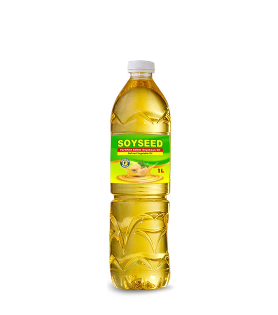 MUKWANO SOYSEED OIL It’s a fortified refined edible oil extracted from pure Soyabean seeds.
