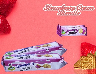 ATIS Strawberry Cream Biscuits