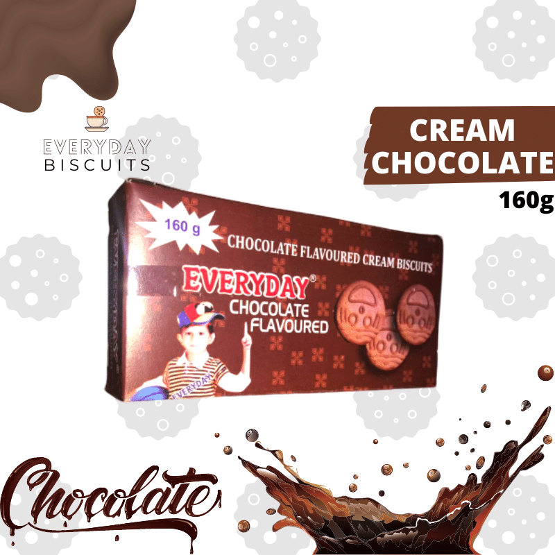 EVERYDAY CHOCOLATE CREAM BISCUITS (160 GRAMS PACK)