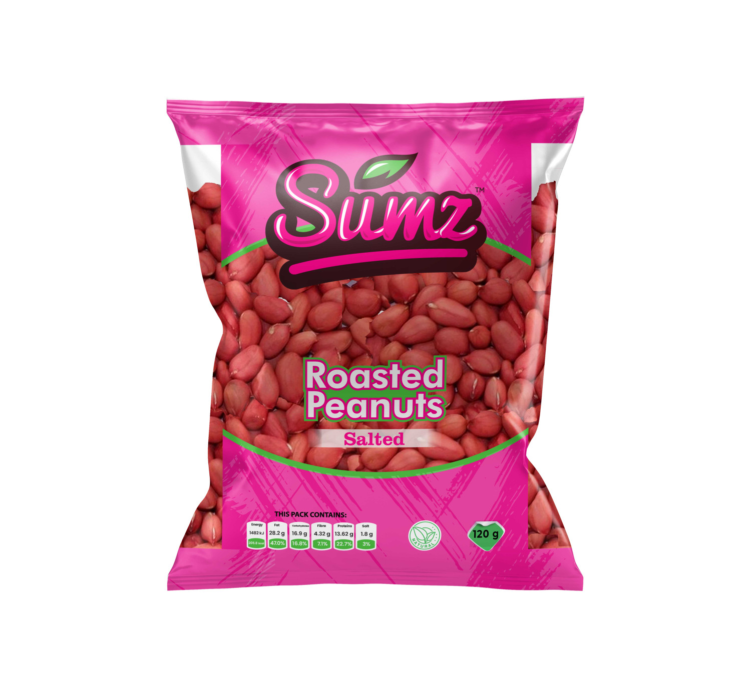 Roasted peanuts 120g