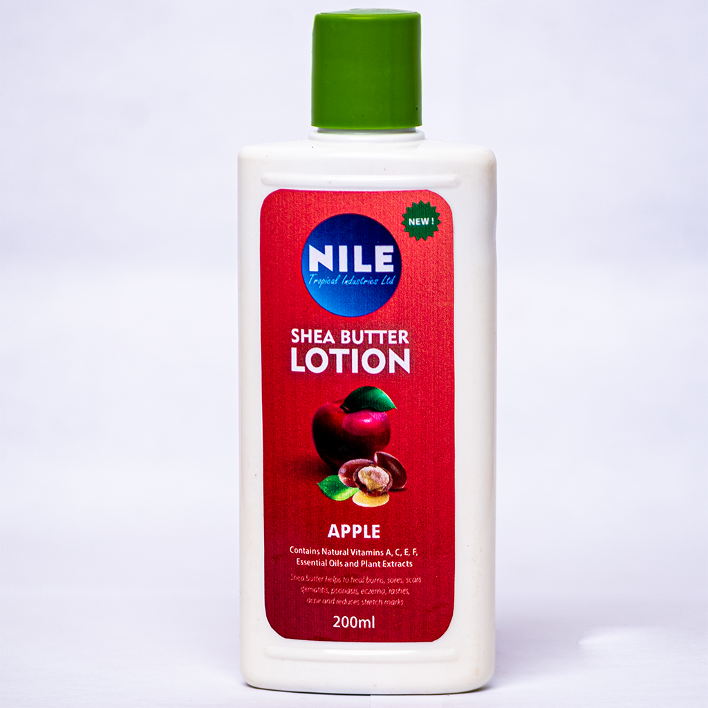 NILE TROPICAL SHEABUTTER LOTION (APPLE FRAGRANCE) – 200ML