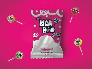 Biga Boo – LOLLIPOP ASSORTED FRUIT AND YOGURT FLAVORS