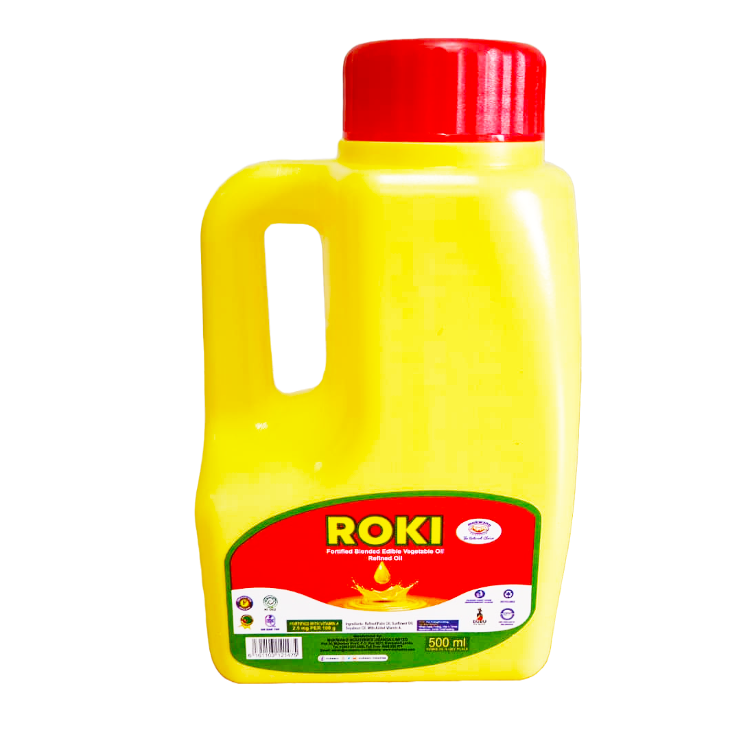 ROKI VEGETABLE COOKING OIL Roki Premium Vegetable Cooking Oil - 500Ml