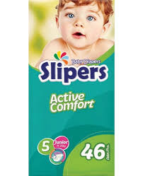 MOVIT PRODUCTS Slipers, Baby Maxi Size Diapers (7-18 Kg), 56 Pcs
