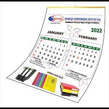 Single Leaf Calendar