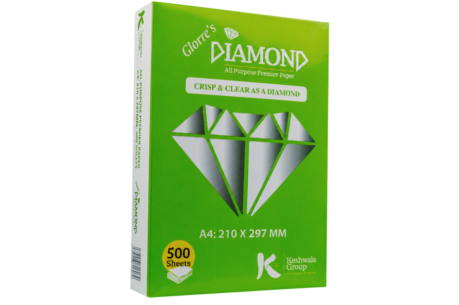 Diamond Green Copier Paper A4 — 500 Sheets (Ream)