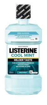 Listerine Cool Mint Milder Taste Mouthwash, 500 ml