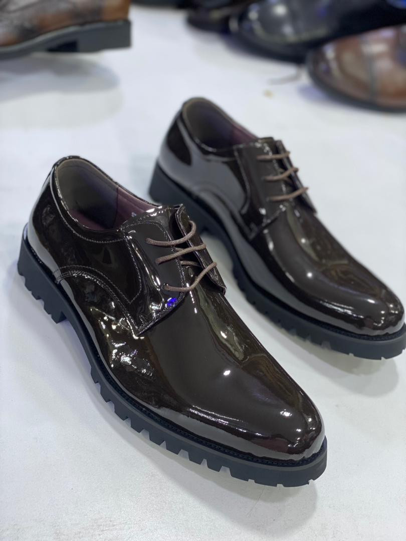 Shinny Oxford Gentle Men Shoes
