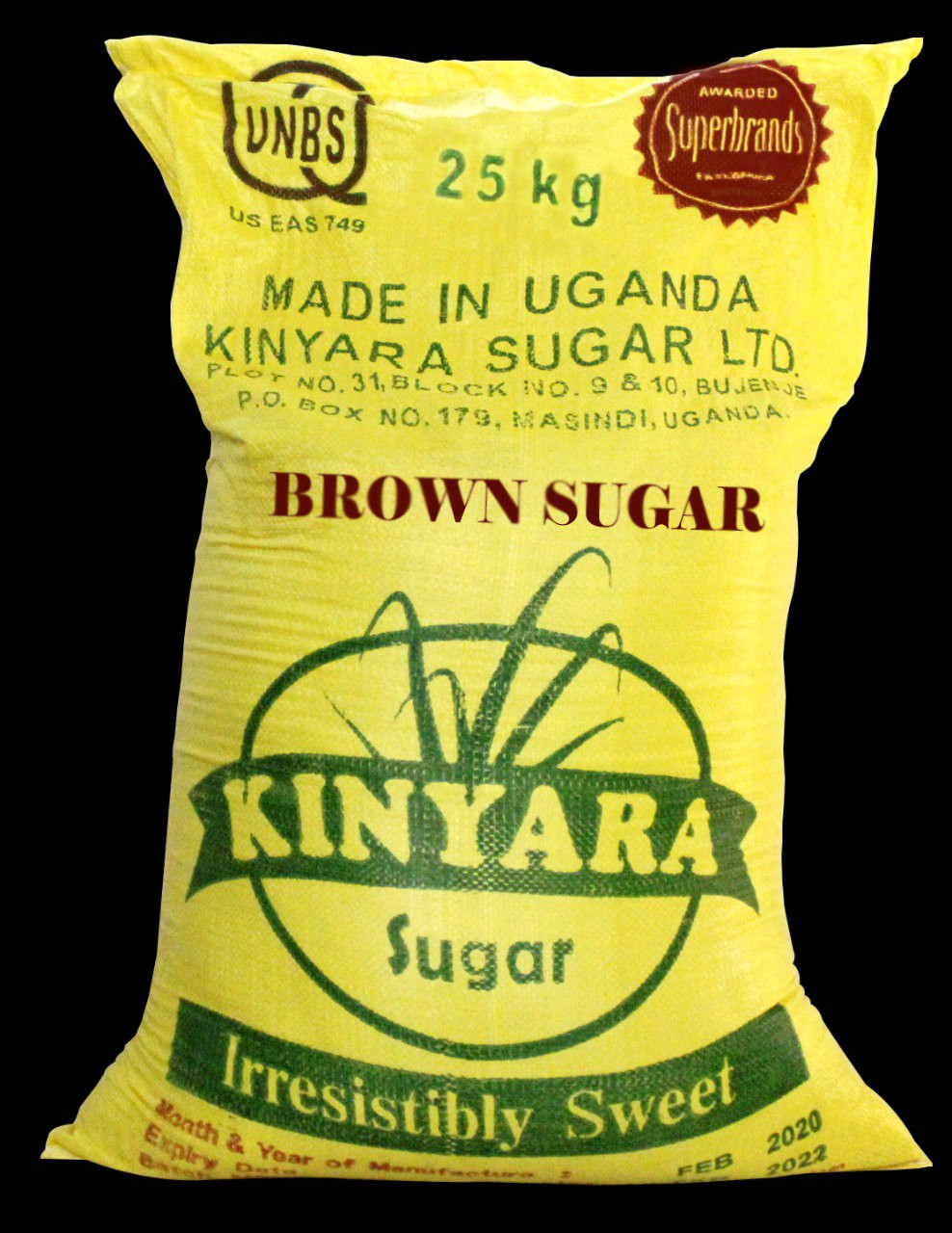 Kinyara  Brown Sugar Kinyara Irresistibly Sweet Sugar 25 Kg