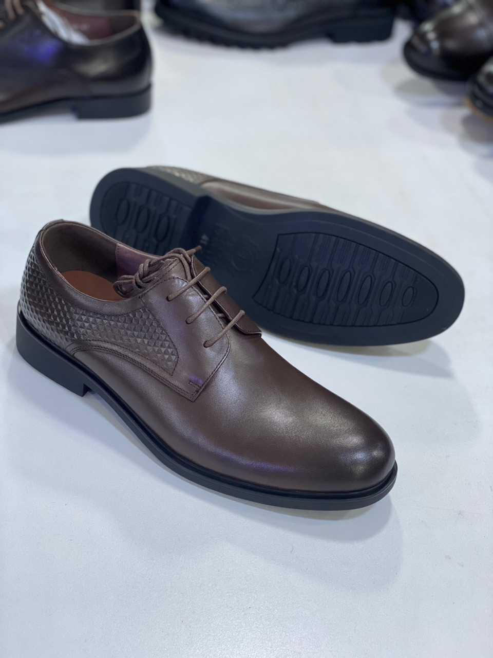 Designer Flat Shoes Men Lace-Up Loafers