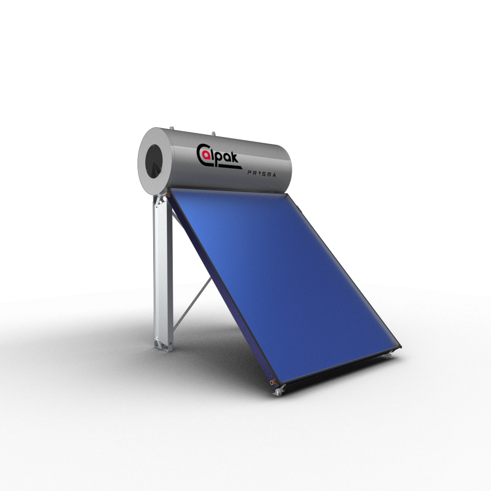 160L Calpak Solar Water Heater - Prisma flat plate collector