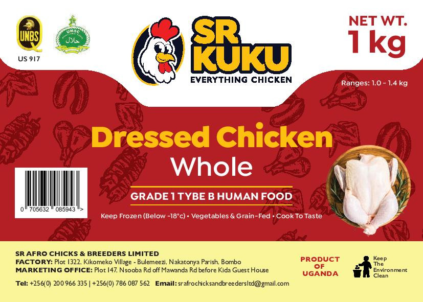 Dressed Chicken Whole (per kg)