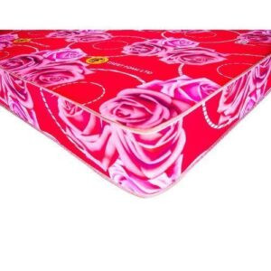 3.5×6 Comfoam Standard Tape Edge Mattress (Floral Red pattern)