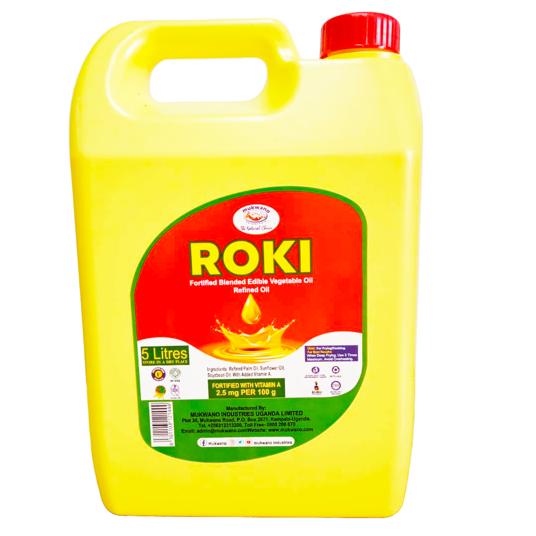 ROKI VEGETABLE COOKING OIL Roki Premium Vegetable Cooking Oil - 5 litres