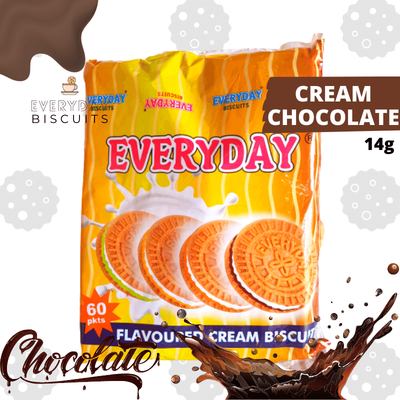 EVERYDAY CHOCOLATE CREAM BISCUITS (POUCH PACK)