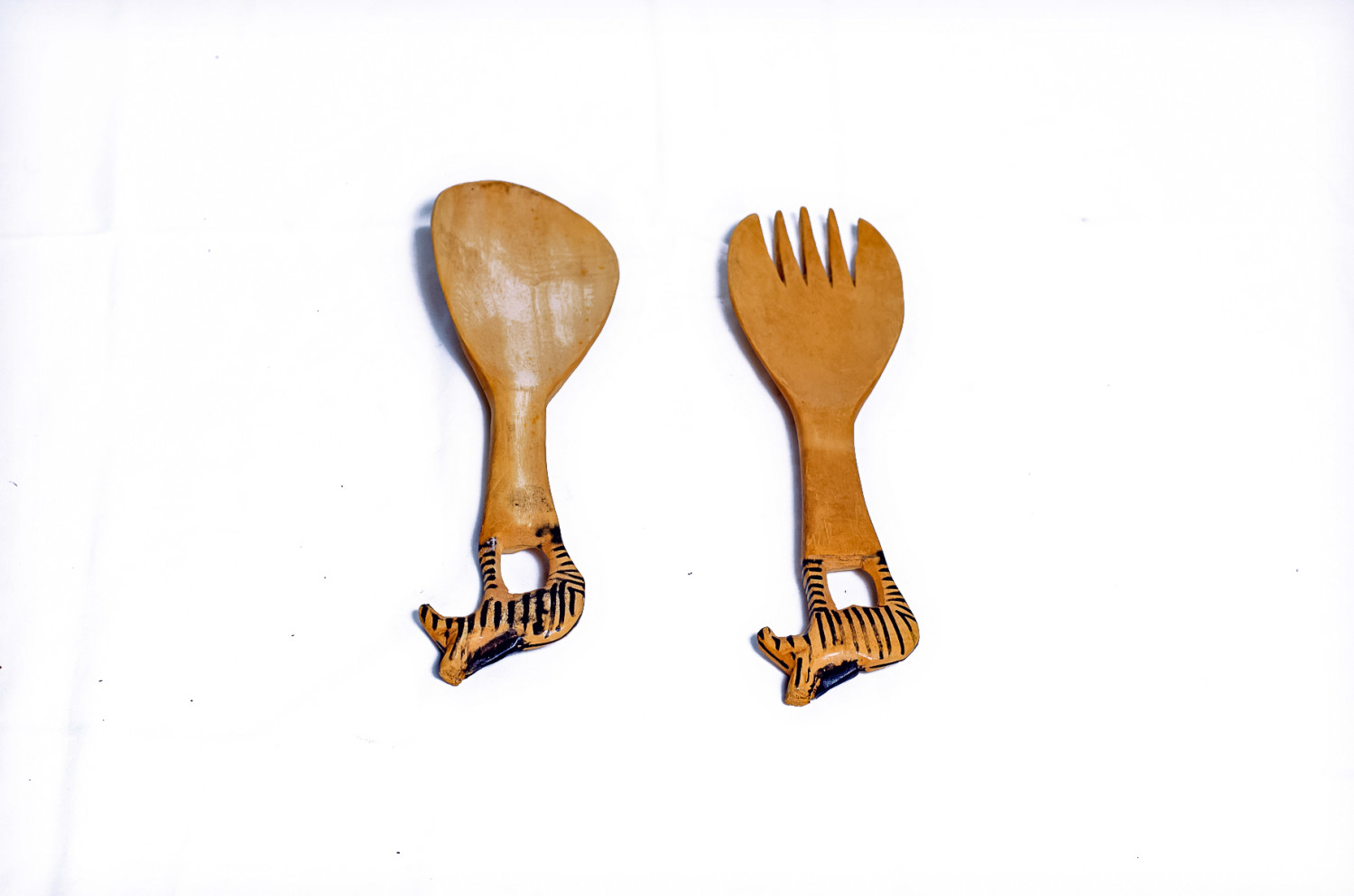SALAD SPOONS (ANIMAL PRINT)