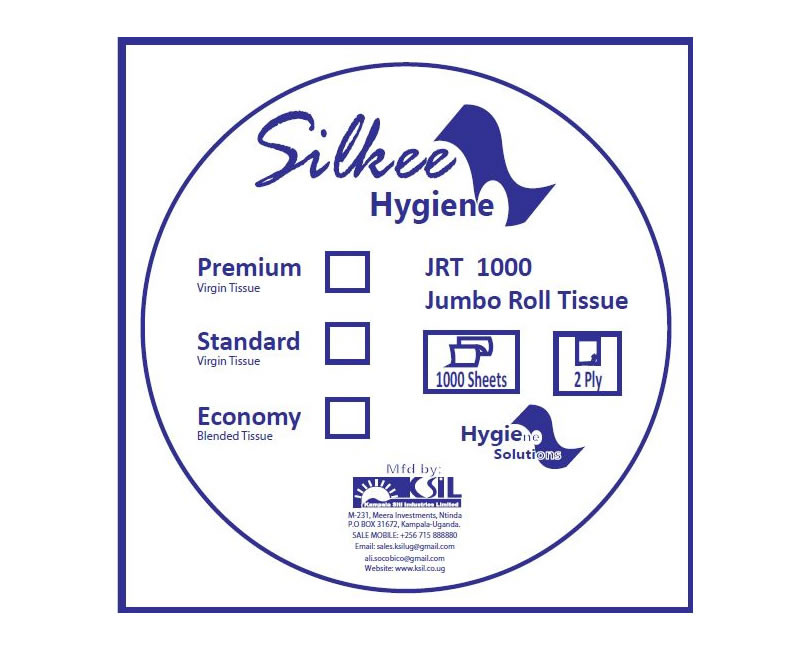 Silkee Hygiene JRT 1000 Standard, 24 ROLLS/ CTN