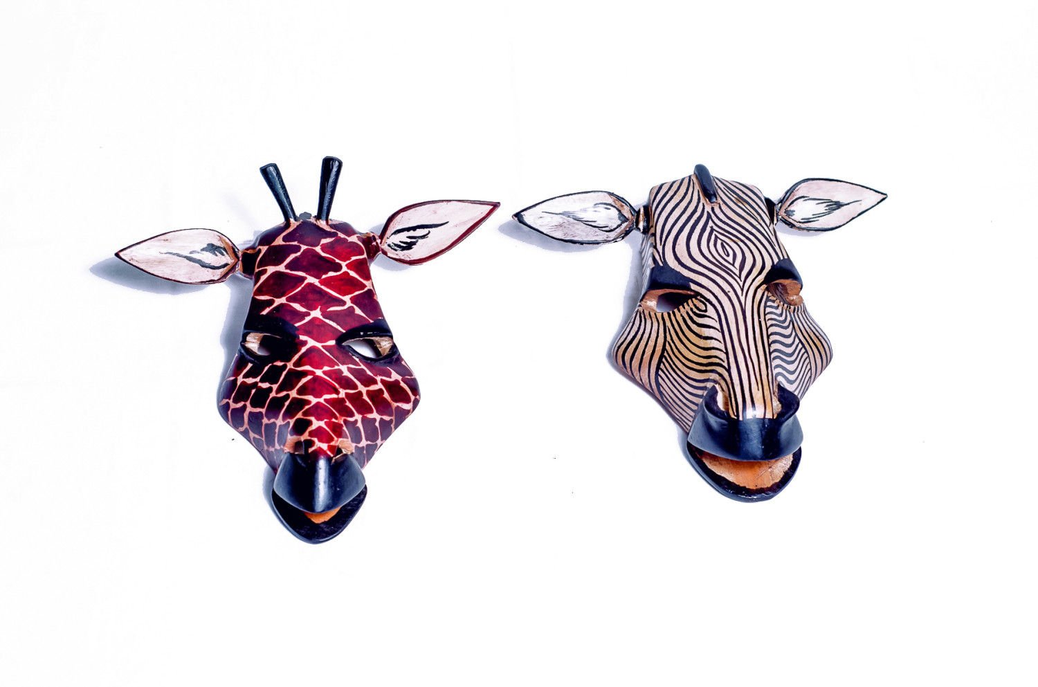 ANIMAL MASKS (GIRAFFE AND ZEBRA)