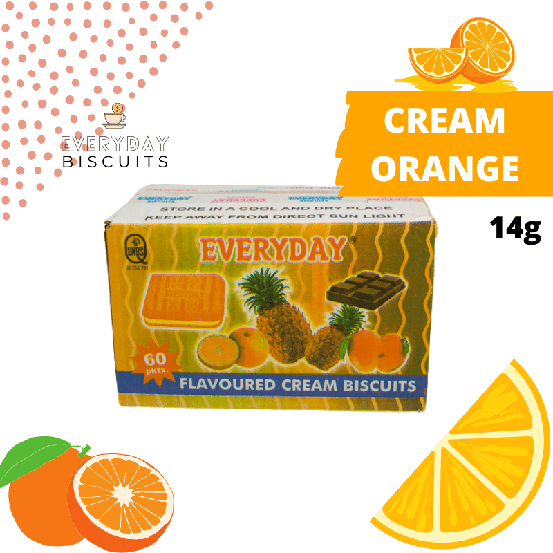 EVERYDAY ORANGE CREAM BISCUITS