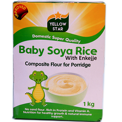 YELLOW STAR BABY SOYA RICE WITH ENKEJJET