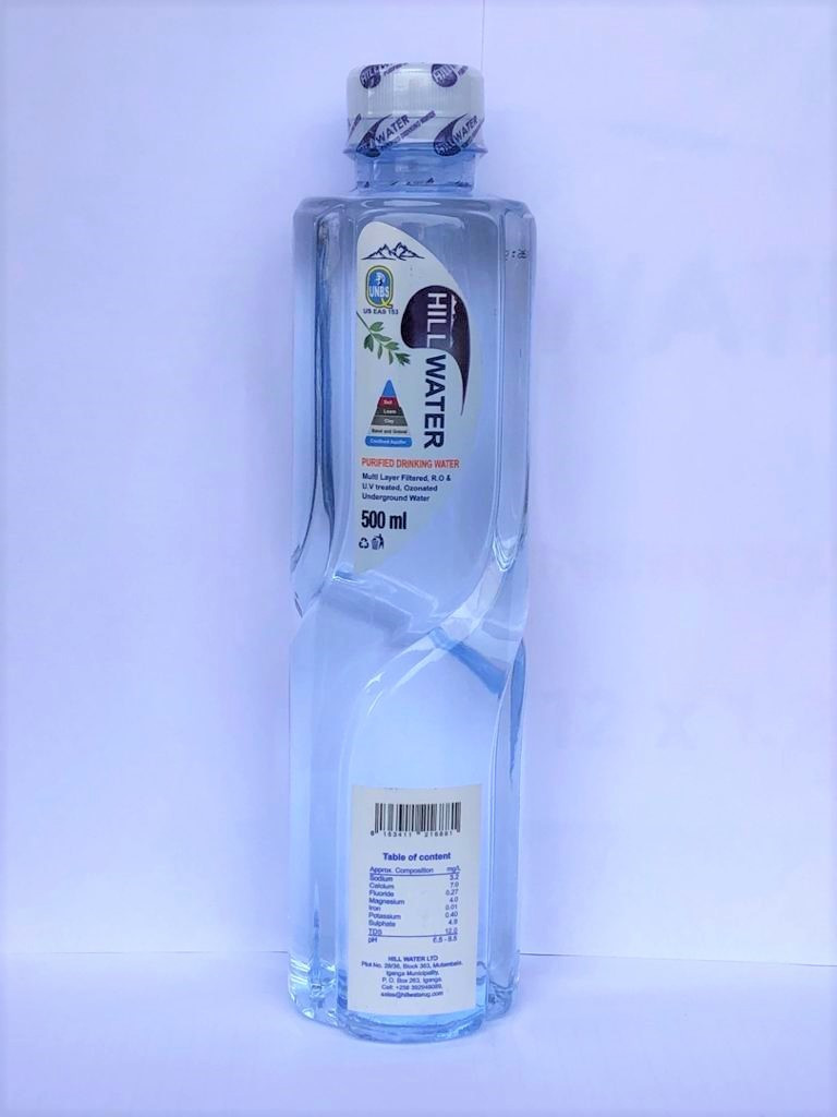 500mls customized water