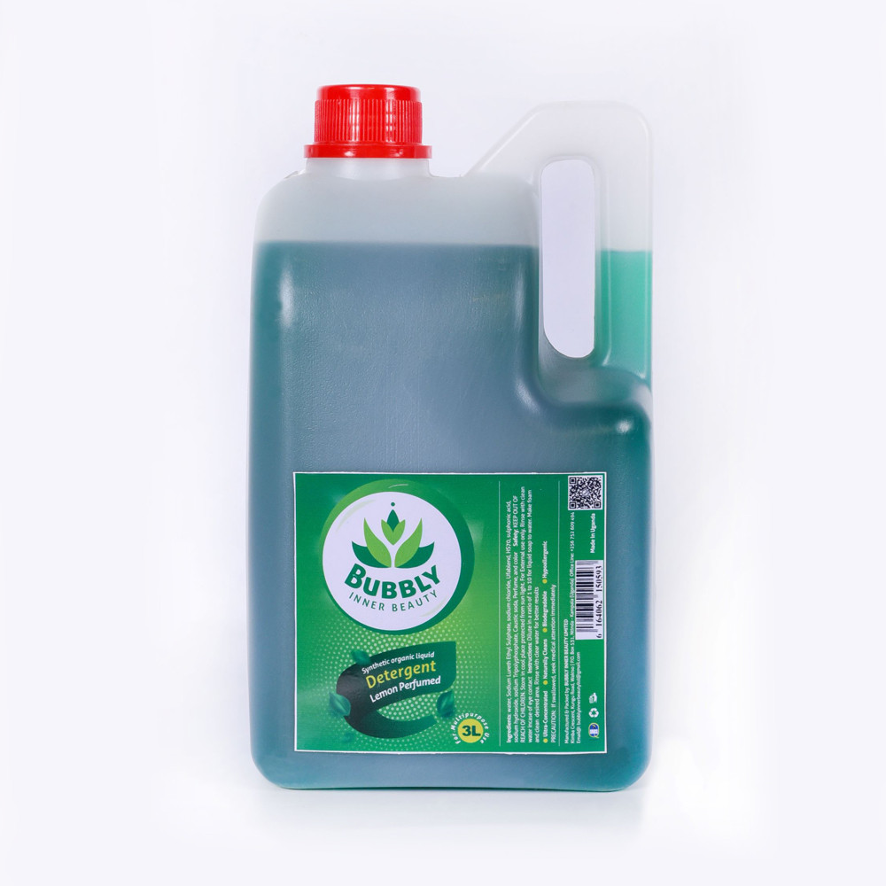 Bubbly Lemon Detergent 3Ltr