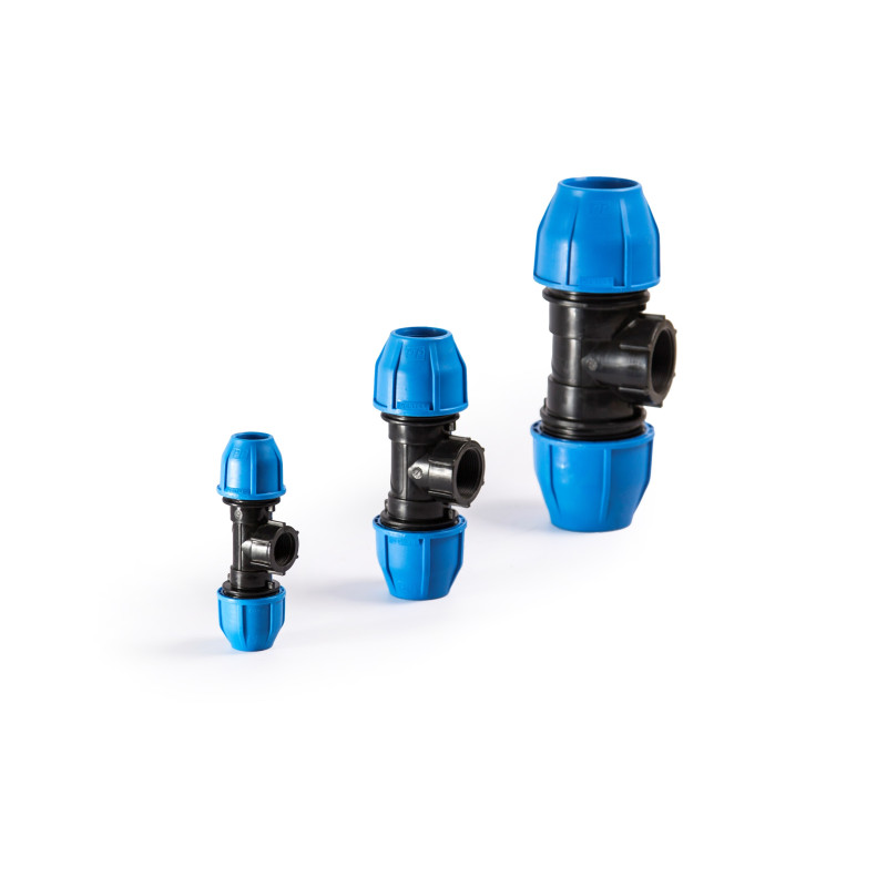 HDPE FEMALE  TEE    PN - 16(110mm  x 4")