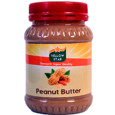 YELLOW STAR PEANUT BUTTER PURE GROUNDNUTS/PLAINT