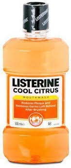 Listerine Cool Citrus Mouthwash 500ml 16.9 fl
