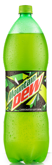 Soft Drink Pepsi Mountain Dew  Plastic Bottles - 2 litres  x 6