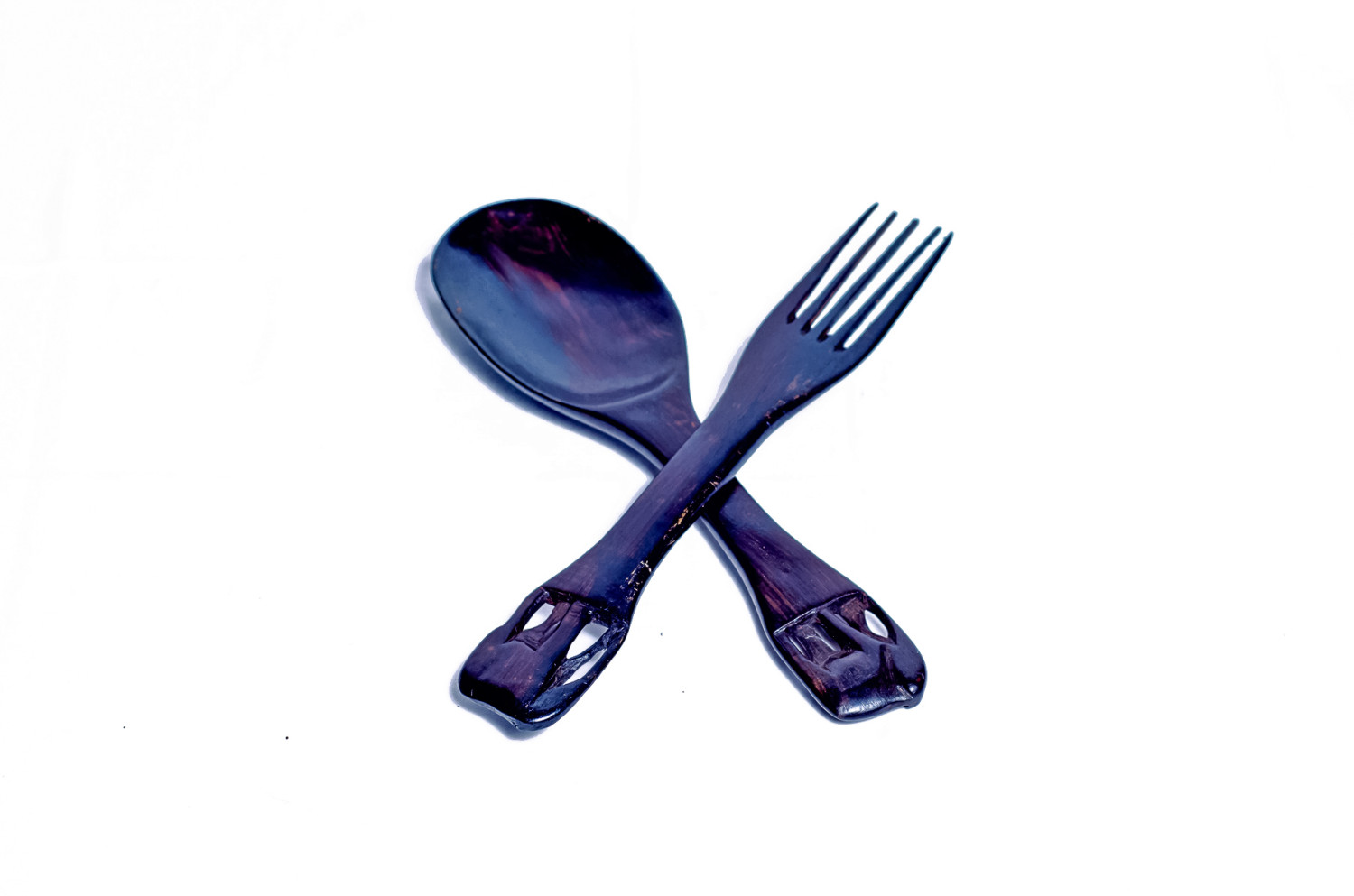 SALAD SPOONS (EBONY PAIR)