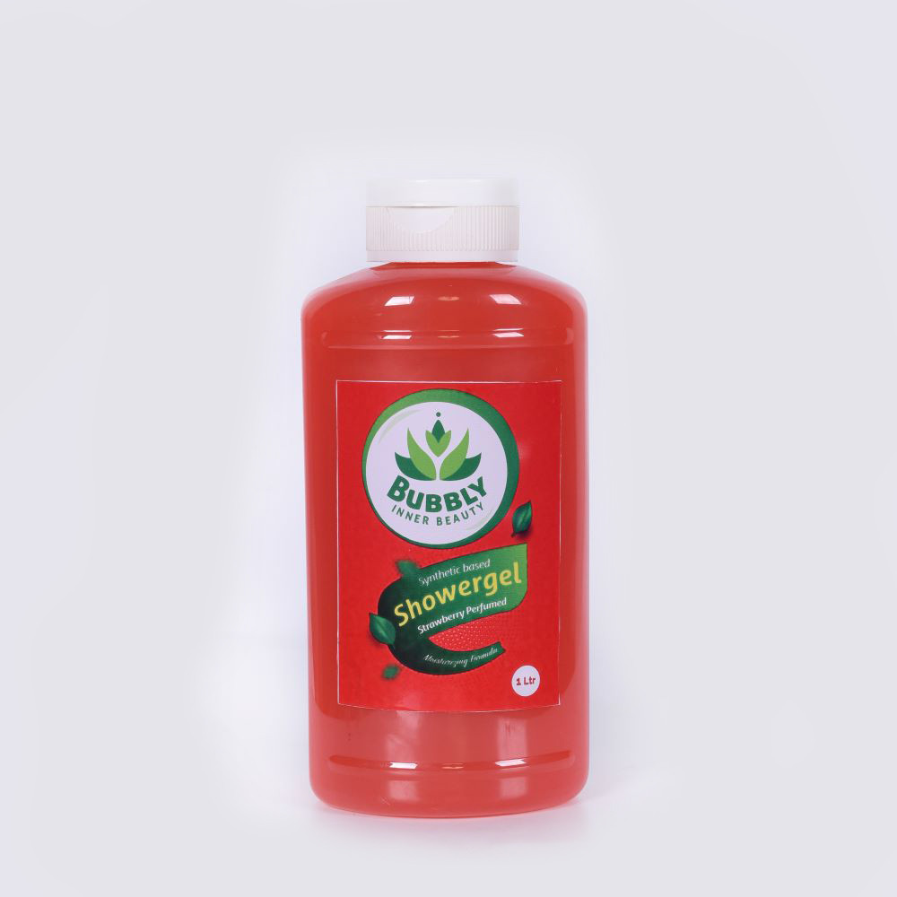 Bubbly Showergel Strawberry 1 Ltr
